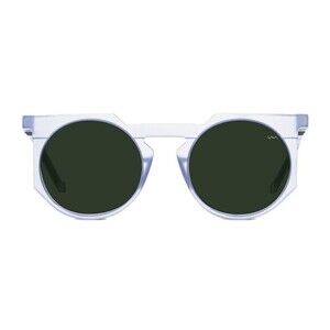 Vava Wl0026 White Label Sculpted Round Bio-Acetate Sunglasses - NWT